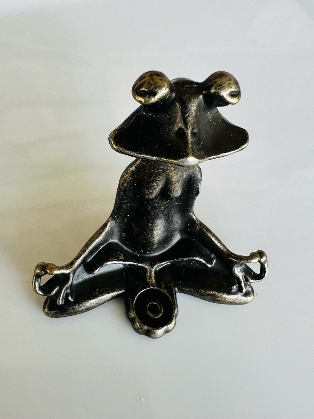 Brass Frog Incense Holder